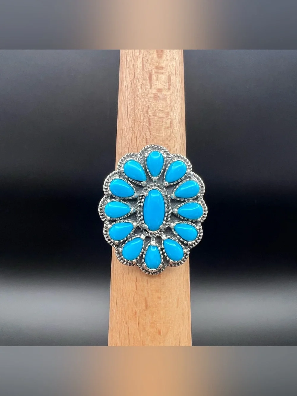 Carolyn Pollack American West Cluster Ring